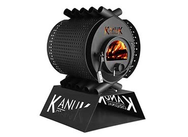 KanuK original, poêle à bois silencieux, convection naturelle, ventilation naturelle, silencieux
                  energies-bois, air chaud naturel 